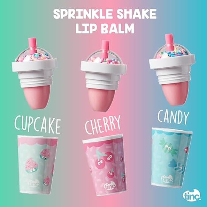 Tinc SPRINKLE SHAKE LIP BALM SET, 3 PACK - Image 4